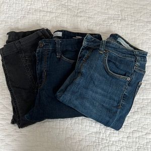 High waisted skinny jeans